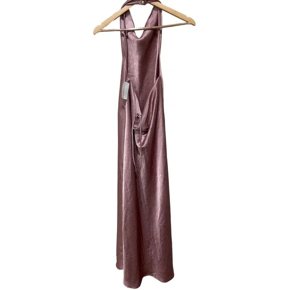 VINCE‎ Open-back recycled-satin maxi dress NWOT Size Medium - Picture 13 of 13
